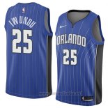 Camiseta Orlando Magic Wes Iwundu #25 Icon 2018 Azul