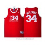 Camiseta Pelicula Big State Jesus Shuttlesworth #34 Rojo