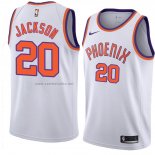 Camiseta Phoenix Suns Josh Jackson #20 Hardwood Classic 2018 Blanco