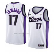 Camiseta Sacramento Kings Kessler Edwards #17 Association 2023-24 Blanco