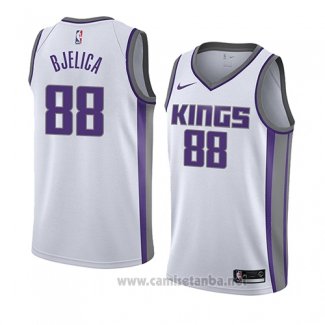 Camiseta Sacramento Kings Nemanja Bjelica #88 Association 2018 Blanco