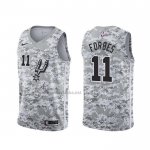 Camiseta San Antonio Spurs Bryn Forbes #11 Earned Camuflaje