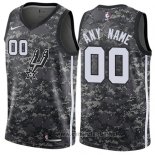 Camiseta San Antonio Spurs Personalizada Ciudad 17-18 Blanco