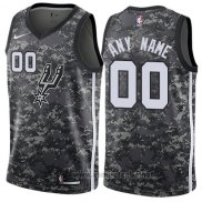 Camiseta San Antonio Spurs Personalizada Ciudad 17-18 Blanco