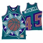 Camiseta Utah Jazz Donovan Mitchell #45 Mitchell & Ness Big Face Azul