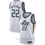 Camiseta Utah Jazz Thabo Sefolosha #22 Association 2017-18 Blanco