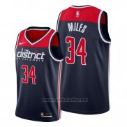 Camiseta Washington Wizards C.j. Miles #34 Statement Edition Azul