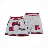 Pantalone Chicago Bulls Mitchell & Ness Just Don 1996-97 Blanco