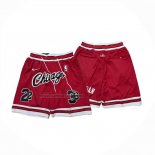 Pantalone Chicago Bulls Mitchell & Ness Just Don Rojo