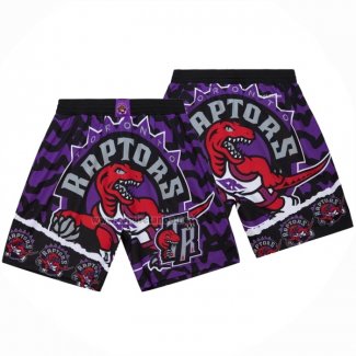 Pantalone Toronto Raptors Mitchell & Ness Negro Violeta