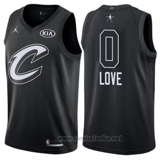 Camiseta All Star 2018 Cleveland Cavaliers Kevin Love #0 Negro