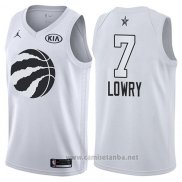 Camiseta All Star 2018 Toronto Raptors Kyle Lowry #7 Blanco