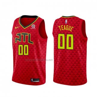 Camiseta Atlanta Hawks Jeff Teague #00 Statement 2020-21 Rojo