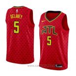 Camiseta Atlanta Hawks Malcolm Delaney #5 Statement 2018 Rojo