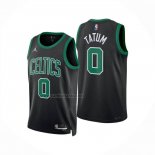 Camiseta Boston Celtics Jayson Tatum NO 0 Statement 2023-25 Negro