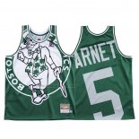 Camiseta Boston Celtics Kevin Garnett #5 Mitchell & Ness Big Face Verde