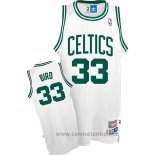 Camiseta Boston Celtics Larry Bird #33 Retro Blanco