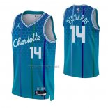Camiseta Charlotte Hornets Nick Richards #14 Ciudad 2021-22 Azul