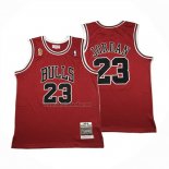 Camiseta Chicago Bulls Michael Jordan NO 23 Autentico 1995-96 Rojo