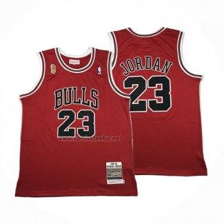 Camiseta Chicago Bulls Michael Jordan NO 23 Autentico 1995-96 Rojo