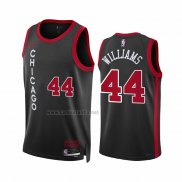 Camiseta Chicago Bulls Patrick Williams #44 Ciudad 2023-24 Negro