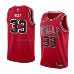 Camiseta Chicago Bulls Willie Reed #33 Icon 2018 Rojo