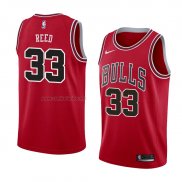 Camiseta Chicago Bulls Willie Reed #33 Icon 2018 Rojo