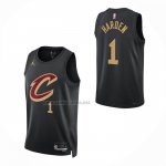 Camiseta Cleveland Cavaliers Max Strus NO 1 Ciudad 2025-26 Negro