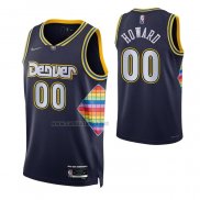 Camiseta Denver Nuggets Markus Howard #00 Ciudad 2021-22 Azul