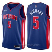 Camiseta Detroit Pistons Luke Kennard #5 Icon 2017-18 Azul