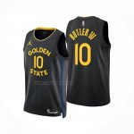Camiseta Golden State Warriors Jimmy Butler NO 22 Statement 2025-26 Negro  Camiseta Golden State Warriors Jimmy Butler NO 22 Statement 2025-26 Negro