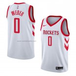 Camiseta Houston Rockets Briante Weber #0 Association 2018 Blanco