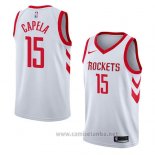 Camiseta Houston Rockets Clint Capela #15 Association 2018 Blanco