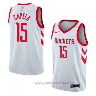 Camiseta Houston Rockets Clint Capela #15 Association 2018 Blanco