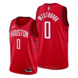 Camiseta Houston Rockets Russell Westbrook #13 Earned 2019 Rojo