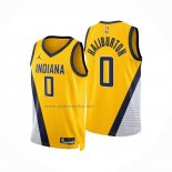 Camiseta Indiana Pacers Tyrese Haliburton NO 0 Statement 2024-25 Amarillo