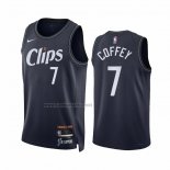 Camiseta Los Angeles Clippers Amir Coffey #7 Ciudad 2023-24 Azul