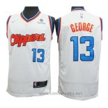 Camiseta Los Angeles Clippers Paul George #13 2019-20 Blanco