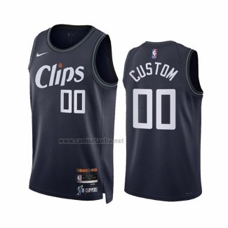 Camiseta Los Angeles Clippers Personalizada Ciudad 2023-24 Azul