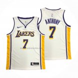 Camiseta Los Angeles Lakers Carmelo Anthony #7 Association Blanco