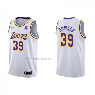 Camiseta Los Angeles Lakers Dwight Howard #39 Association 2021-22 Blanco