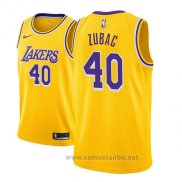 Camiseta Los Angeles Lakers Ivica Zubac #40 Icon 2018-19 Oro