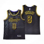 Camiseta Los Angeles Lakers Kobe Bryant #8 Crenshaw Black Mamba Negro
