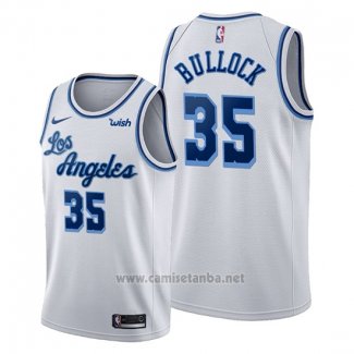 Camiseta Los Angeles Lakers Reggie Bullock #35 Classic Edition 2019-20 Blanco