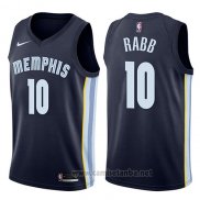 Camiseta Memphis Grizzlies Ivan Rabb #10 Icon 2017-18 Azul