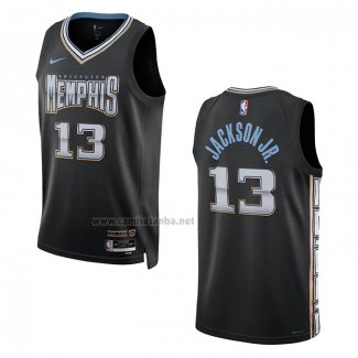 Camiseta Memphis Grizzlies Jaren Jackson JR. #13 Ciudad 2022-23 Negro