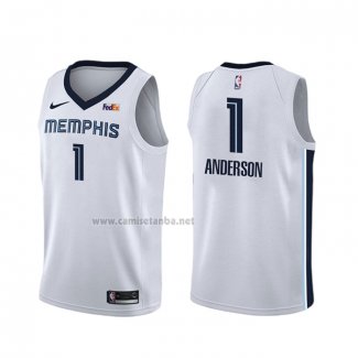 Camiseta Memphis Grizzlies Kyle Anderson #1 Association Blanco