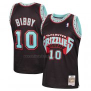 Camiseta Memphis Grizzlies Mike Bibby #10 Mitchell & Ness 1998-99 Negro