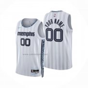 Camiseta Memphis Grizzlies Personalizada Ciudad 2025-26 Blanco