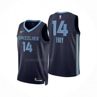 Camiseta Memphis Grizzlies Zach Edey NO 14 Icon 2025-26 Azul